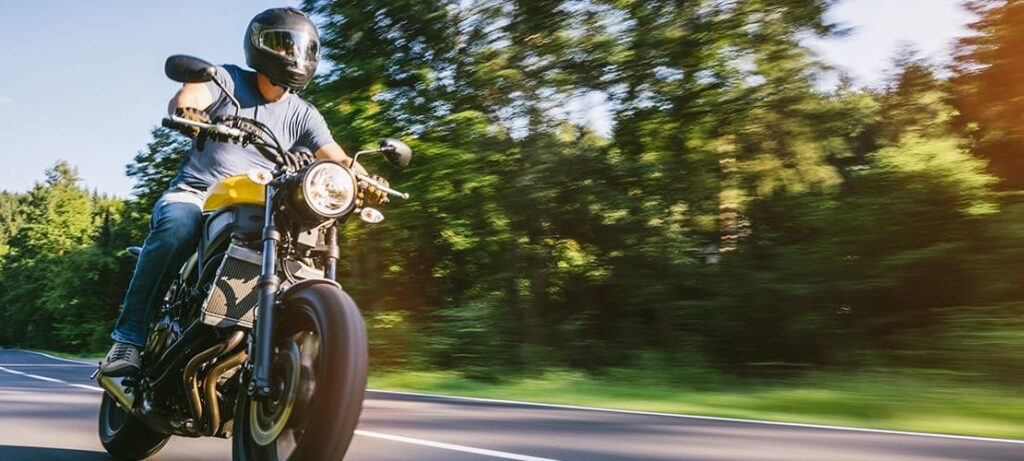 Riding-a-Motorcycle-in-the-Summer